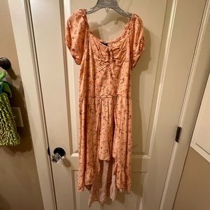 Pink girls dress with flower details Art Class Size XL 14